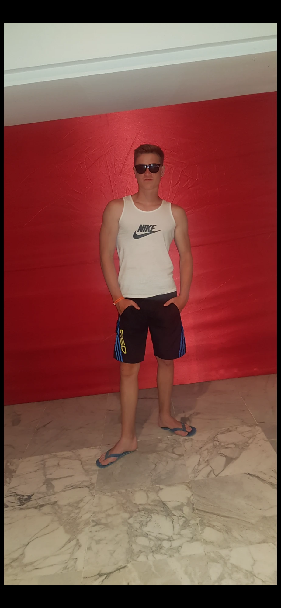 Jonas vor dem Training mit 59 kg